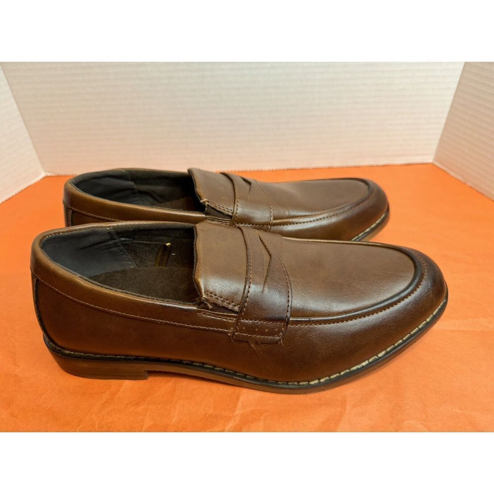 Deer Stags Loafer Mens/Boy MISMATES 5.5& 6 Synthetic Leather Civic Comfort Penny